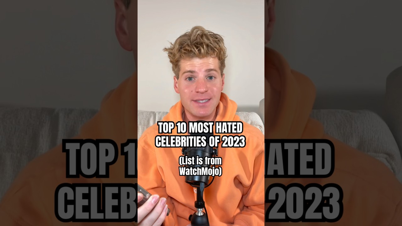MOST HATED CELEBS OF 2023 #celebritynews #ranking #celebrity