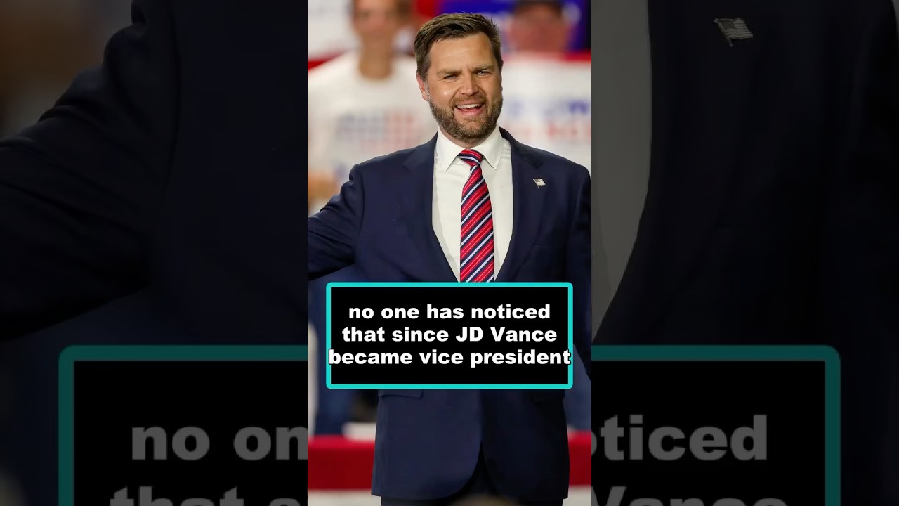 No one has noticed that since JD Vance became vice president#usa🇺🇸 #fyp #celebrity #celebritynews