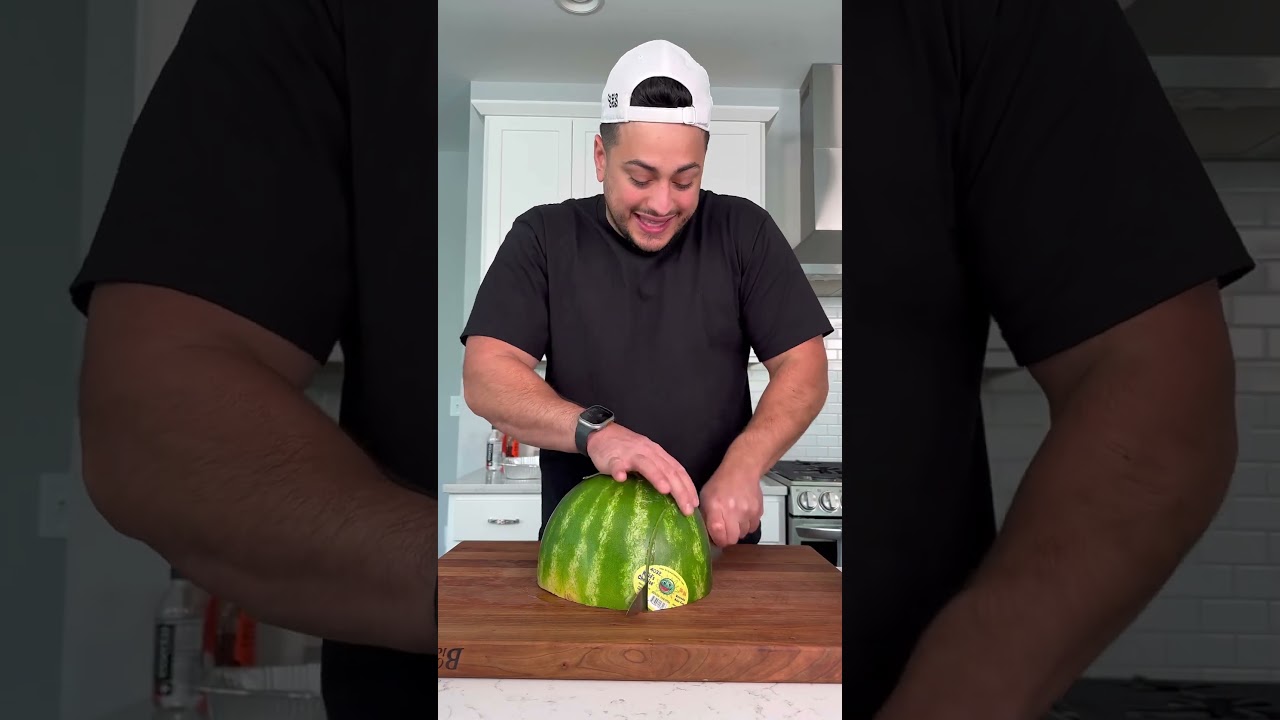 How to cut a watermelon