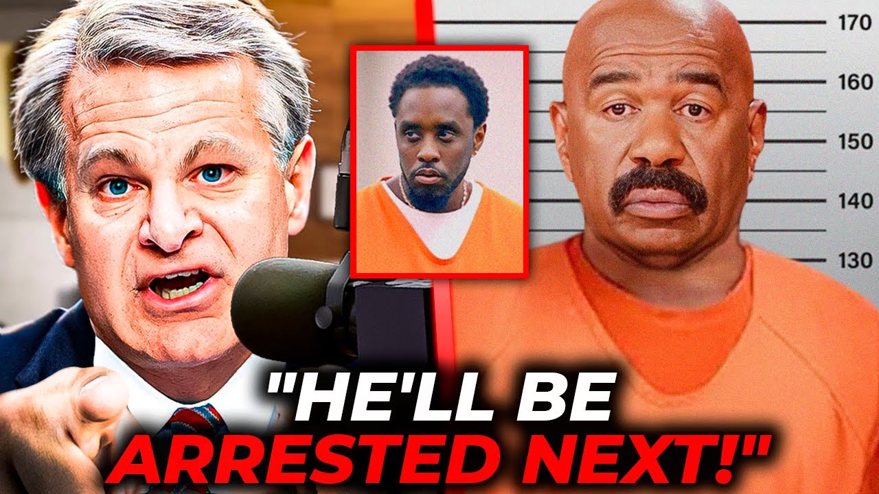 FBI Hunting Steve Harvey After He FLEES The Country On Diddy’s ARREST Day!