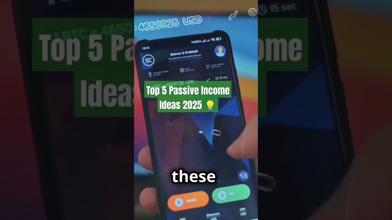 Top 5 Passive Income Ideas for 2025!