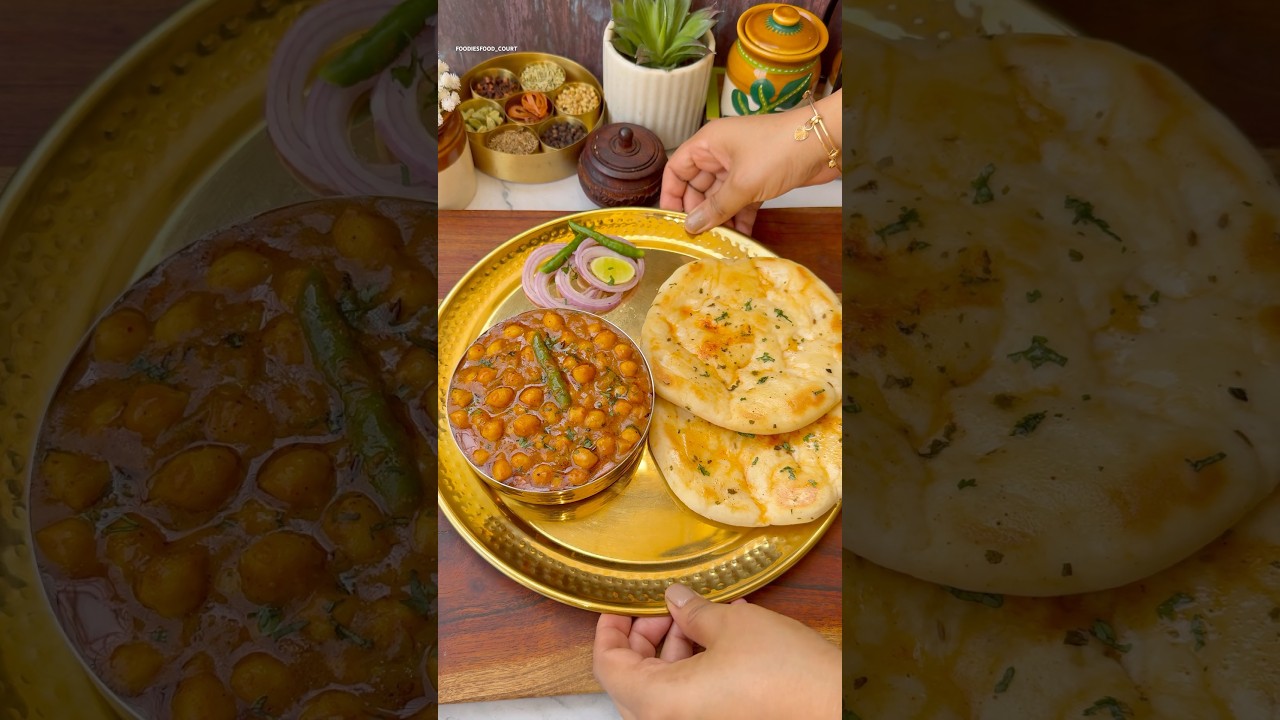 Unique Chikkar Chole Recipe😍 #shorts #chole #trending