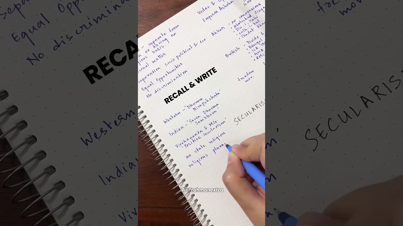 Follow My Secret Study Techniques To Remember Everything #study #exam #motivation #studytips