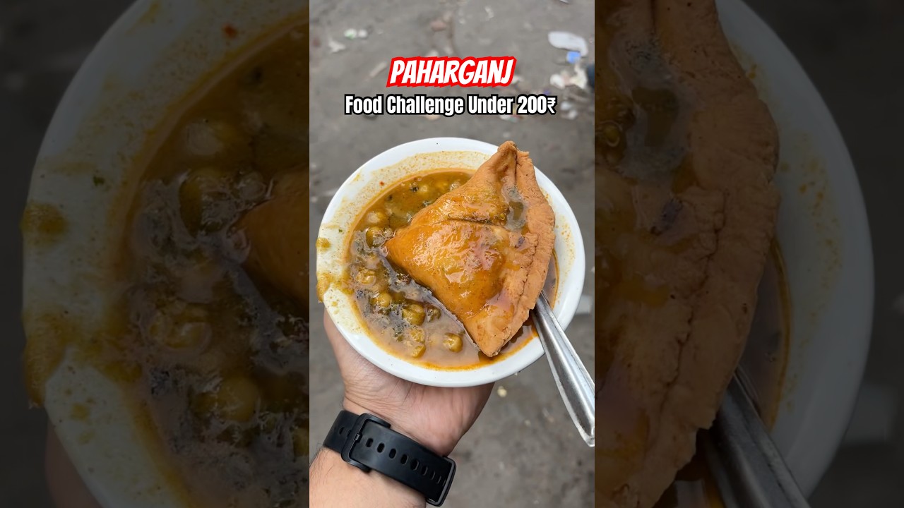 200₹ Paharganj Food Challenge 🔥😍 #shorts #food