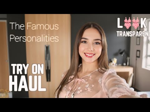 [4k] Transparent Try On Haul | Fashion And Beauty Forever