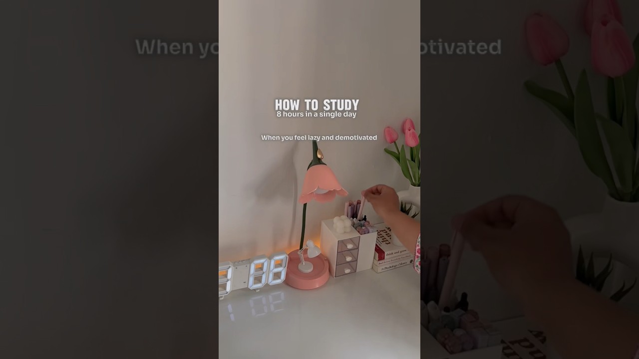 How to study when you feel lazy 🤯📚#studytips #studymotivation