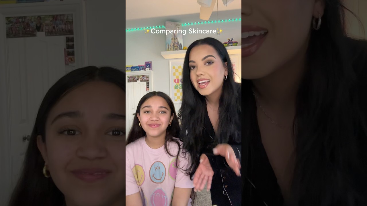 Our skincare routines are the same but different #skincare #skincareroutine #daughter #sephora