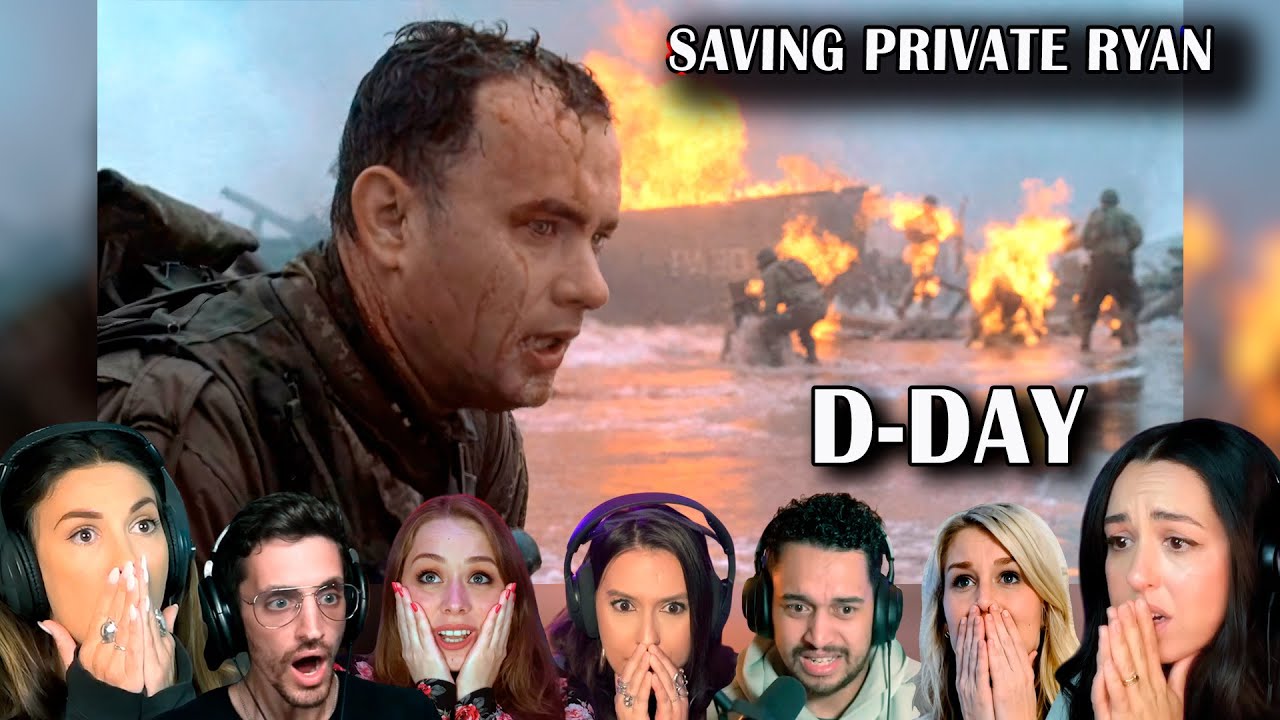 TOP “Full Omaha Beach Battle” Reactions in Saving Private Ryan (1998) Movie | Movie Reaction