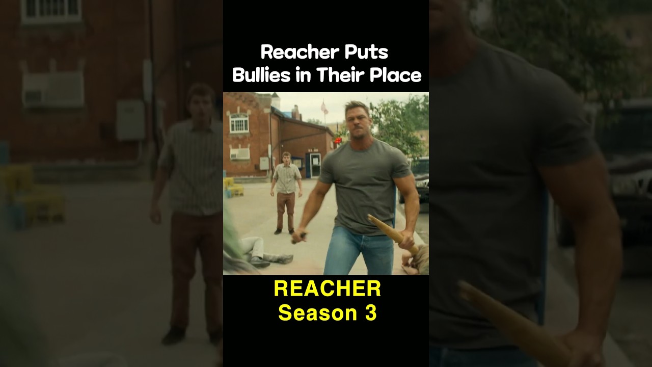 Reacher Season 3 | Puts Bullies in Their Place #reacher #reacherseason3 #jackreacher #movieclip