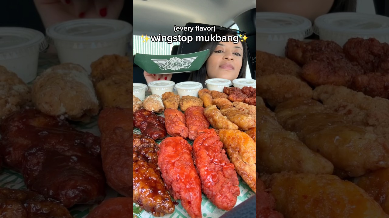 Trying and rating every wingstop flavor #wingstop #chicken #review