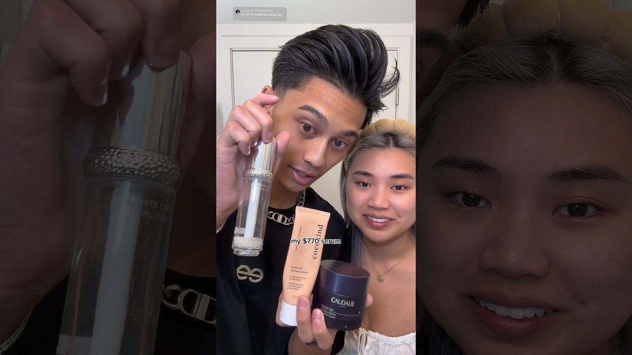 MY BOYFRIEND’S $1089 SKINCARE ROUTINE 😦💰