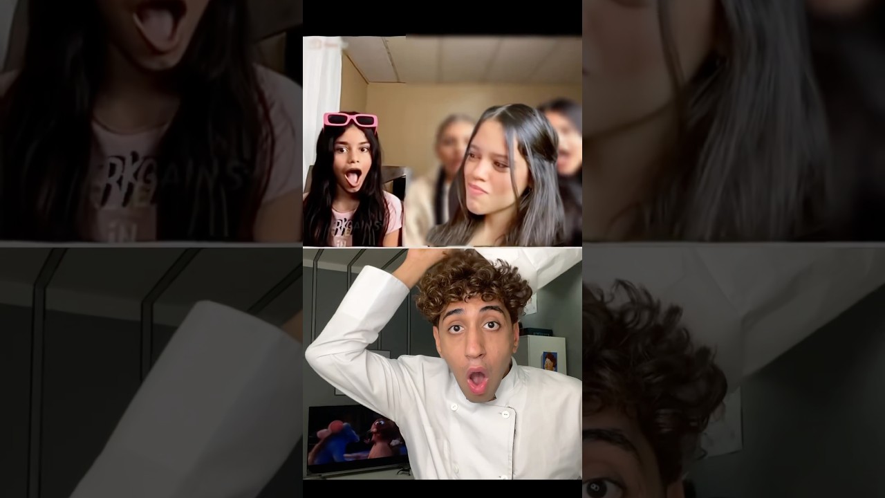 JENNA ORTEGA REACTING TO MY VIDEO 😳