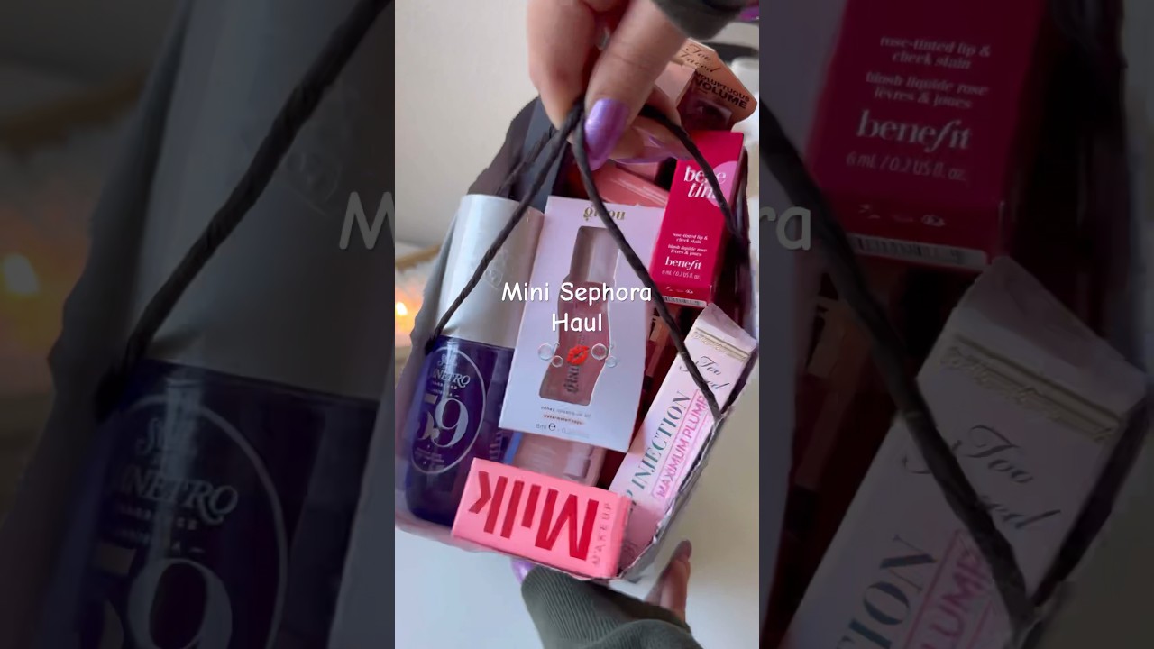 Mini Sephora haul 💕 #makeup #sephorahaul #preppy #preppyyyy #Sephora #rarebeauty #skincare #girly