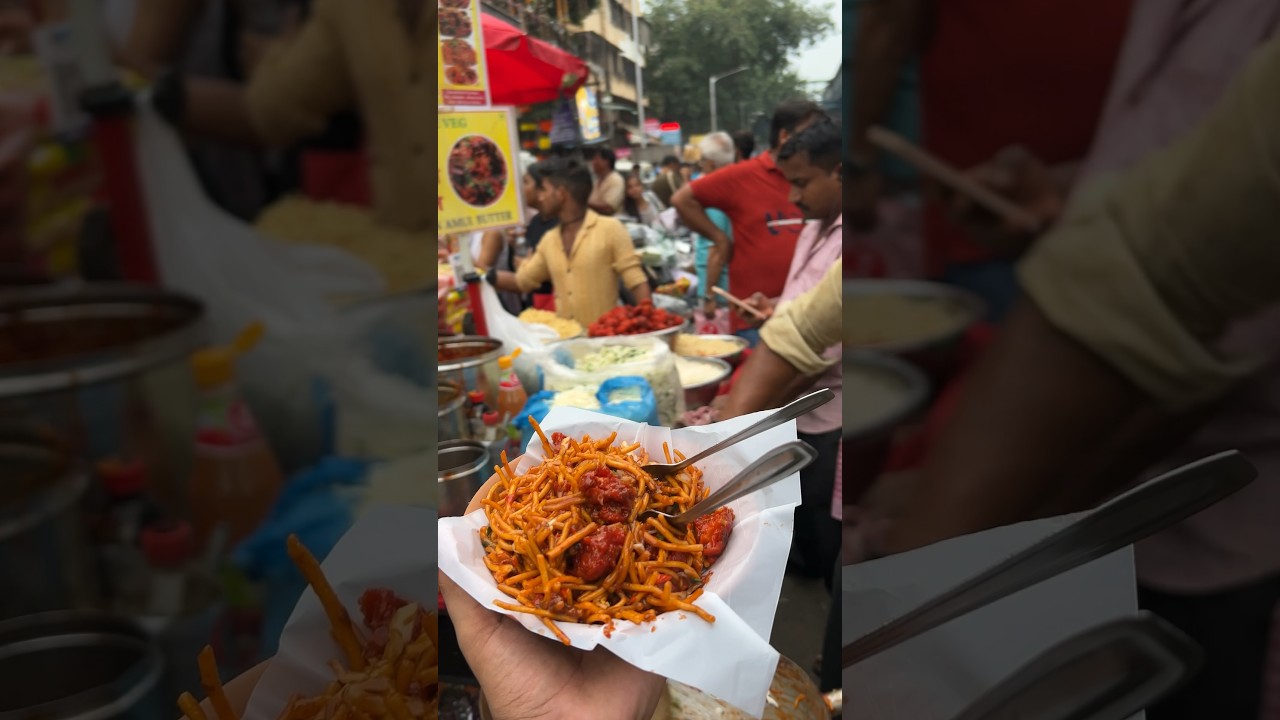 Borivali Famous Hot Manchurian Bhel #shorts #shortsvideo #youtubeshorts