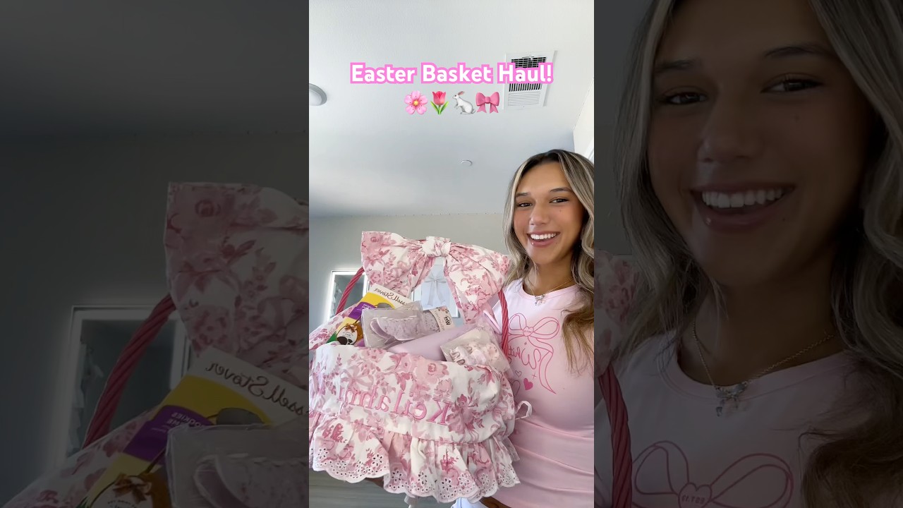 Easter basket haul!🐇🌸 #shorts #shortsviral