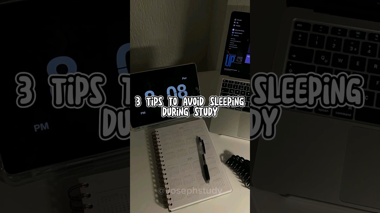 3 Tips to Avoid Sleeping during Study #study #shorts #studytips