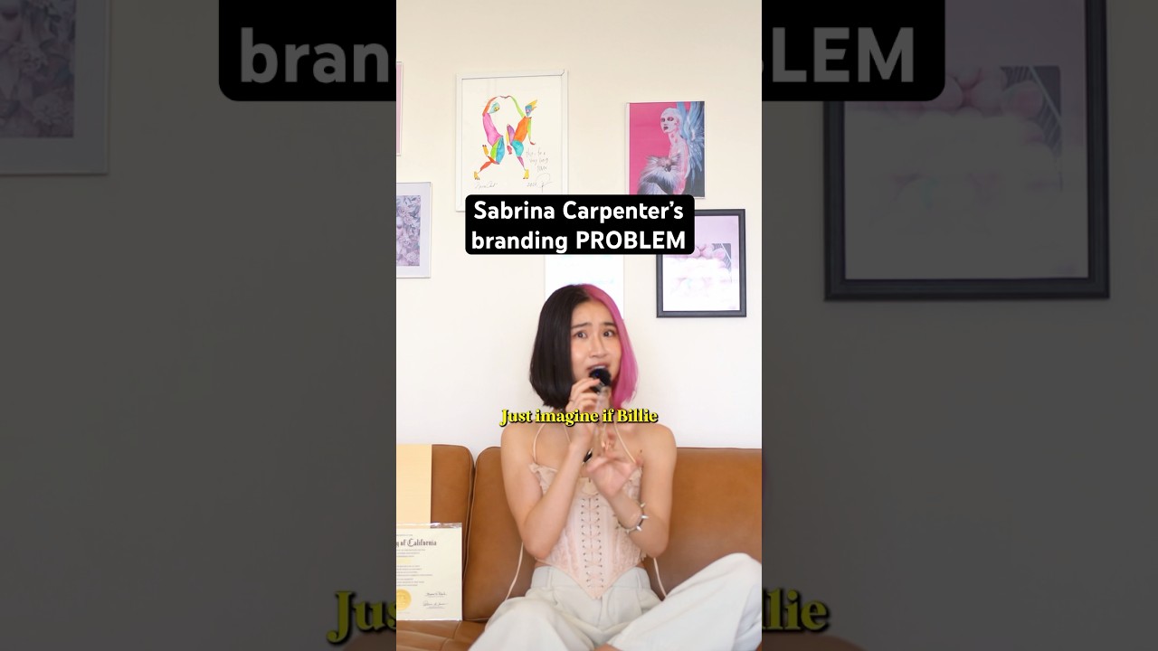 Sabrina Carpenter’s branding PROBLEM  #marketing #branding #sabrinacarpenter