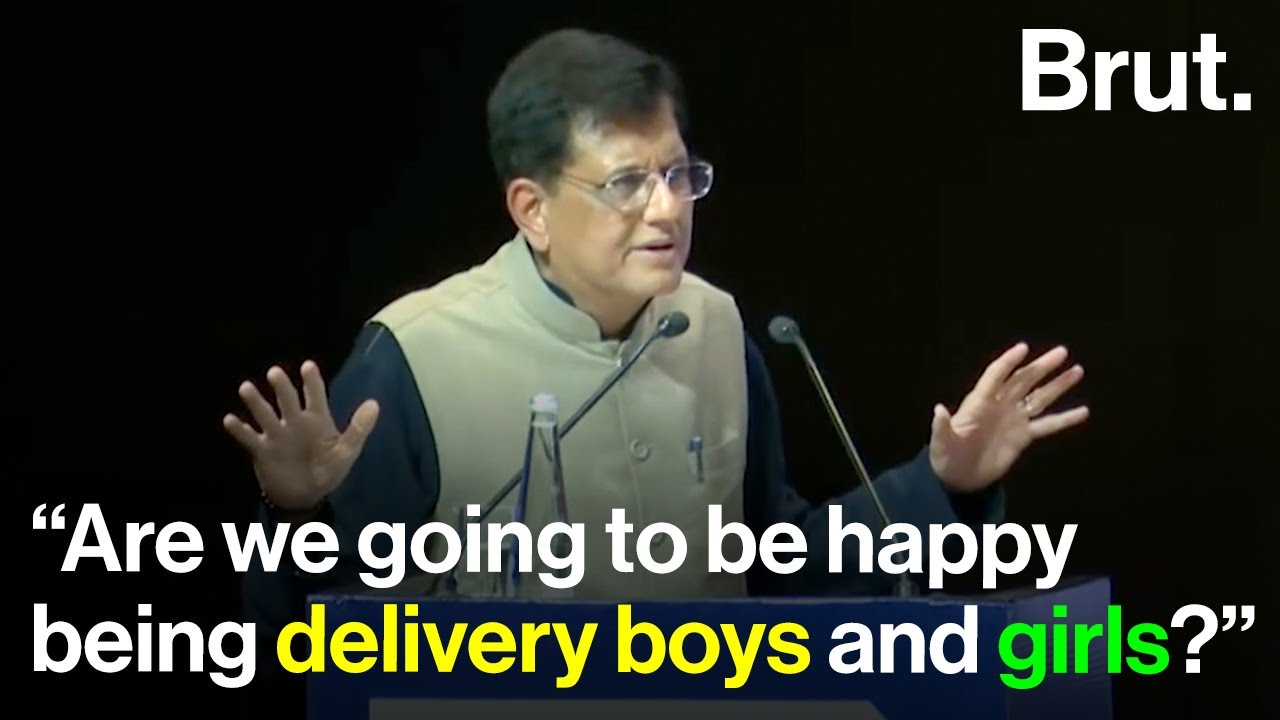 Piyush Goyal on Indian vs. Chinese startups