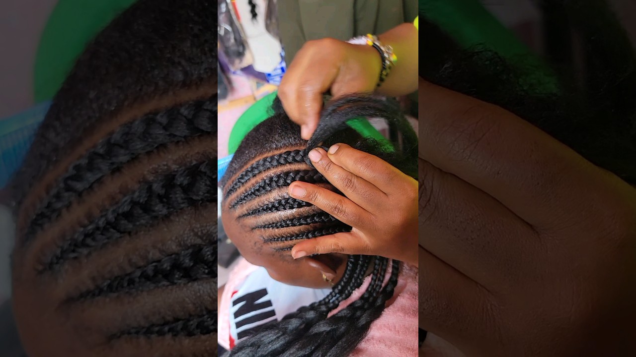How To feed_in Cornrows #hairstyle #hair #braids #hairstyles #howto #braidhairstylesforblackwomen