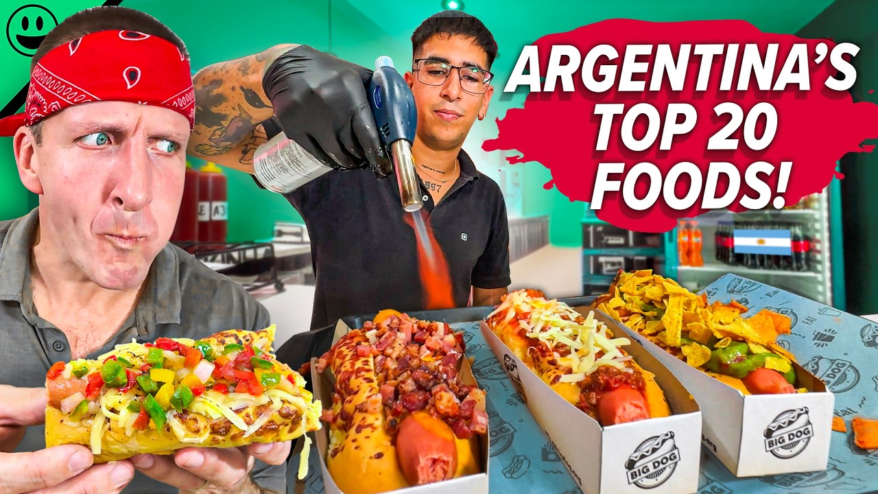 Must Try Before You Die!! Argentina’s TOP 20 Street Foods!!