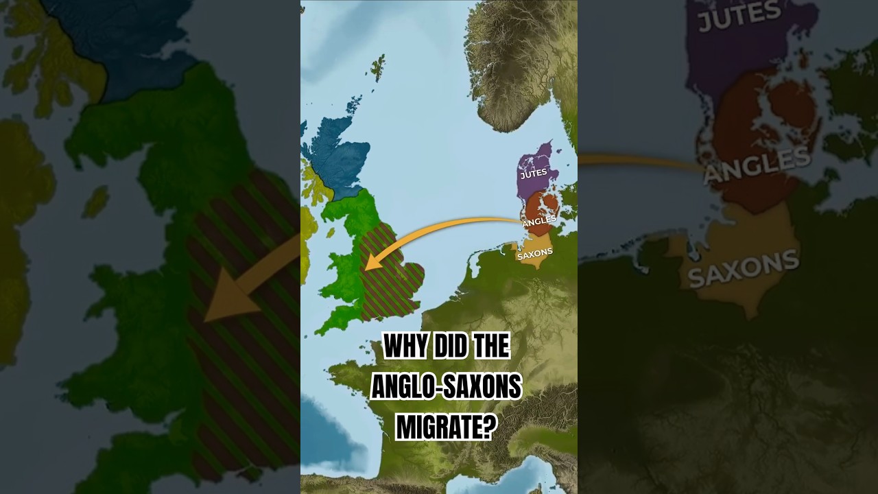 Why did The Anglo Saxons Migrate to Britain? #anglosaxons #migration #history