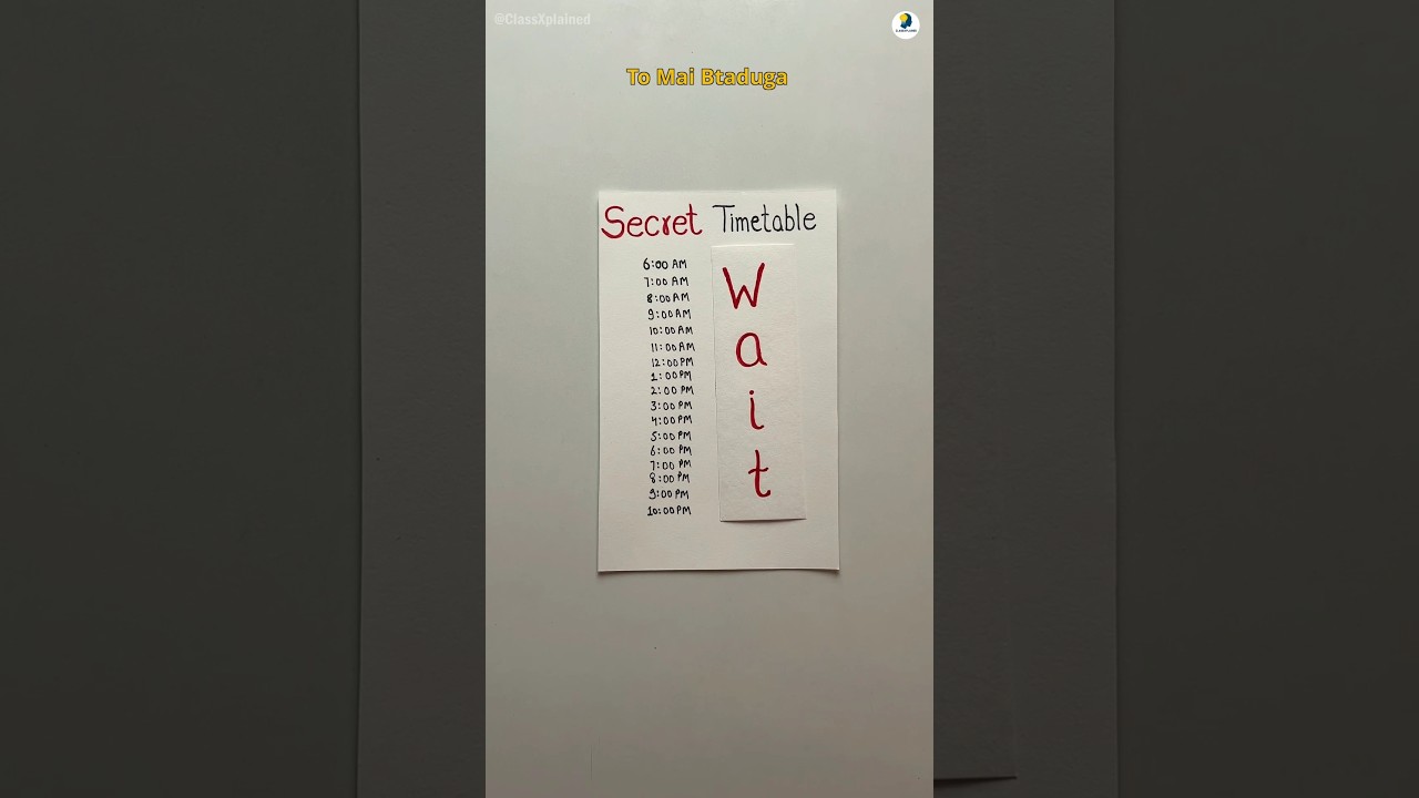 Use This Technique to Make a Perfect Timetable and Study More🔥 #study #studytips #exam
