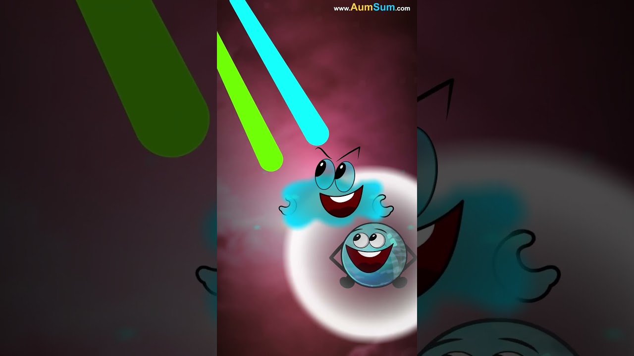 Why does Uranus appear Blue? | #aumsum #kids #shorts #science