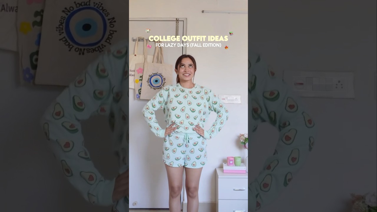 College Outfit Ideas For Lazy Days (PART 3)🎀❄️| #collegeoutfits #collegefashion #fallwinterfashion