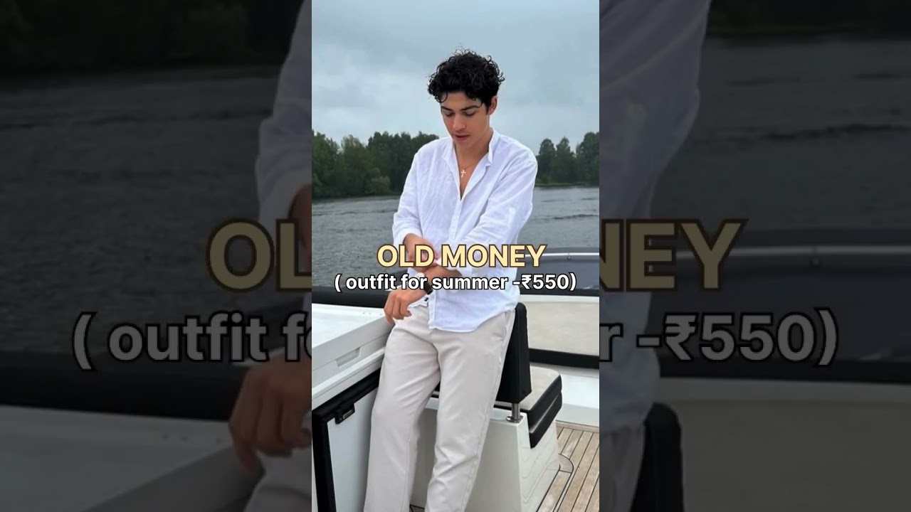 Old money outfits for summer✨||Summer outfits for men #shorts