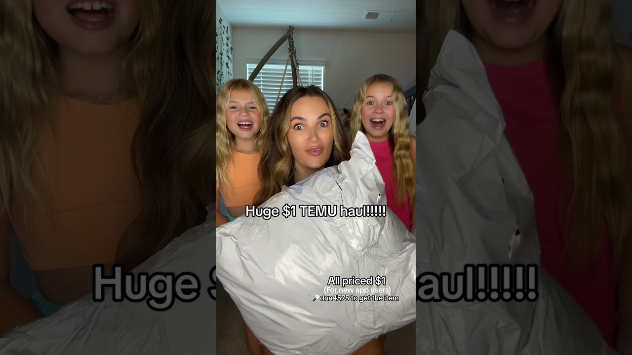 HUGE TEMU #haul + unboxing | with Britian and Baylaa 😱 Use my code dnn4575