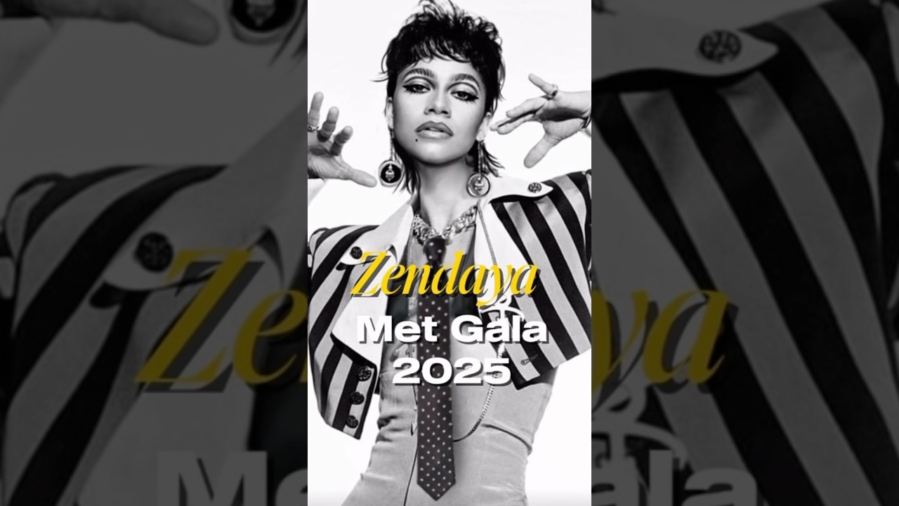 ZENDAYA as Prince Met Gala 2025 #metgala #zendaya #prince #celebrity #celebritynews #fashion #style