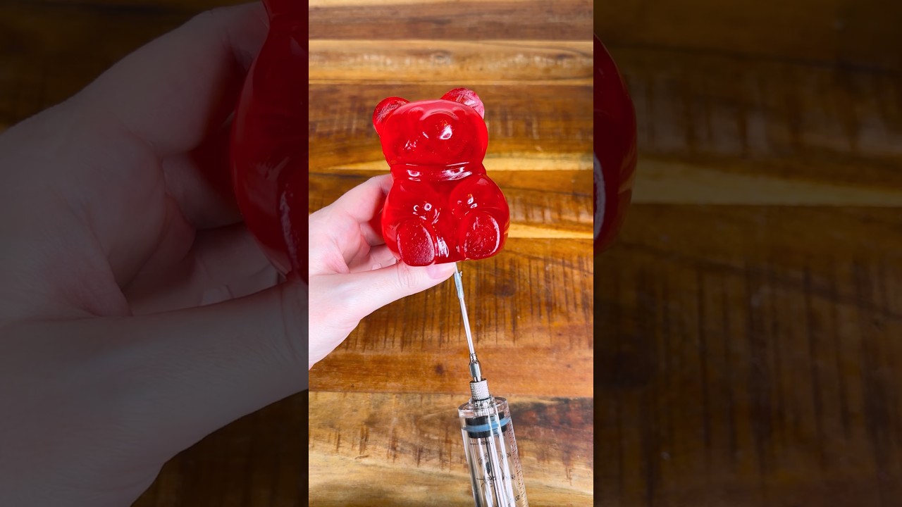 How to make the BEST GUMMY BEAR for your best friend😎❤️🍬| CHEFKOUDY