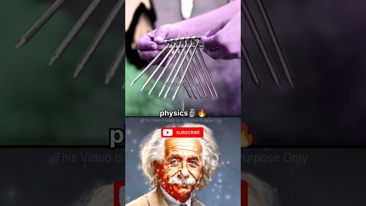 Physics Magic🗿🔥। Power of Science😱🤯। Sigma Physics Teacher #shorts #science #experiment