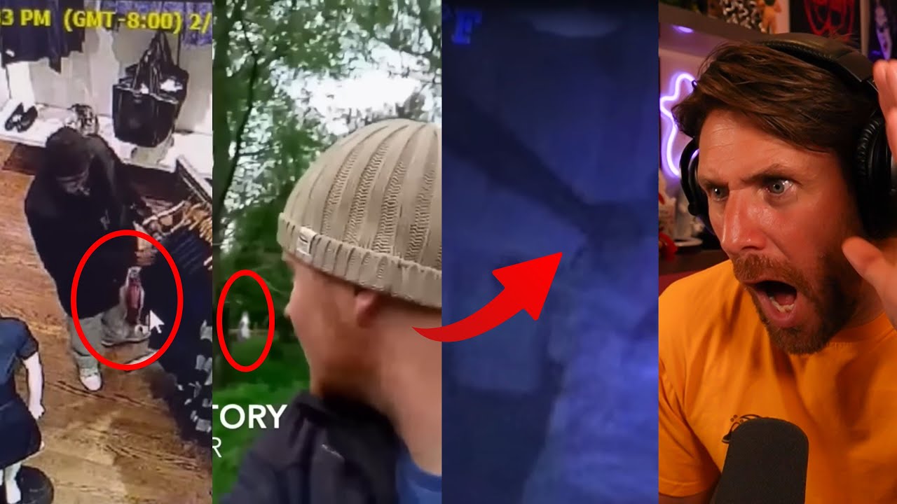 Reaction to the most Spine-Chilling GHOST Videos CAUGHT on Camera!