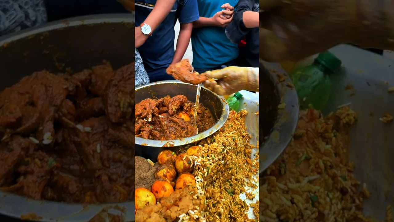 Street Food King Of Chiken Masala Jhal Muri Recipe #jhalmuri #streedfood