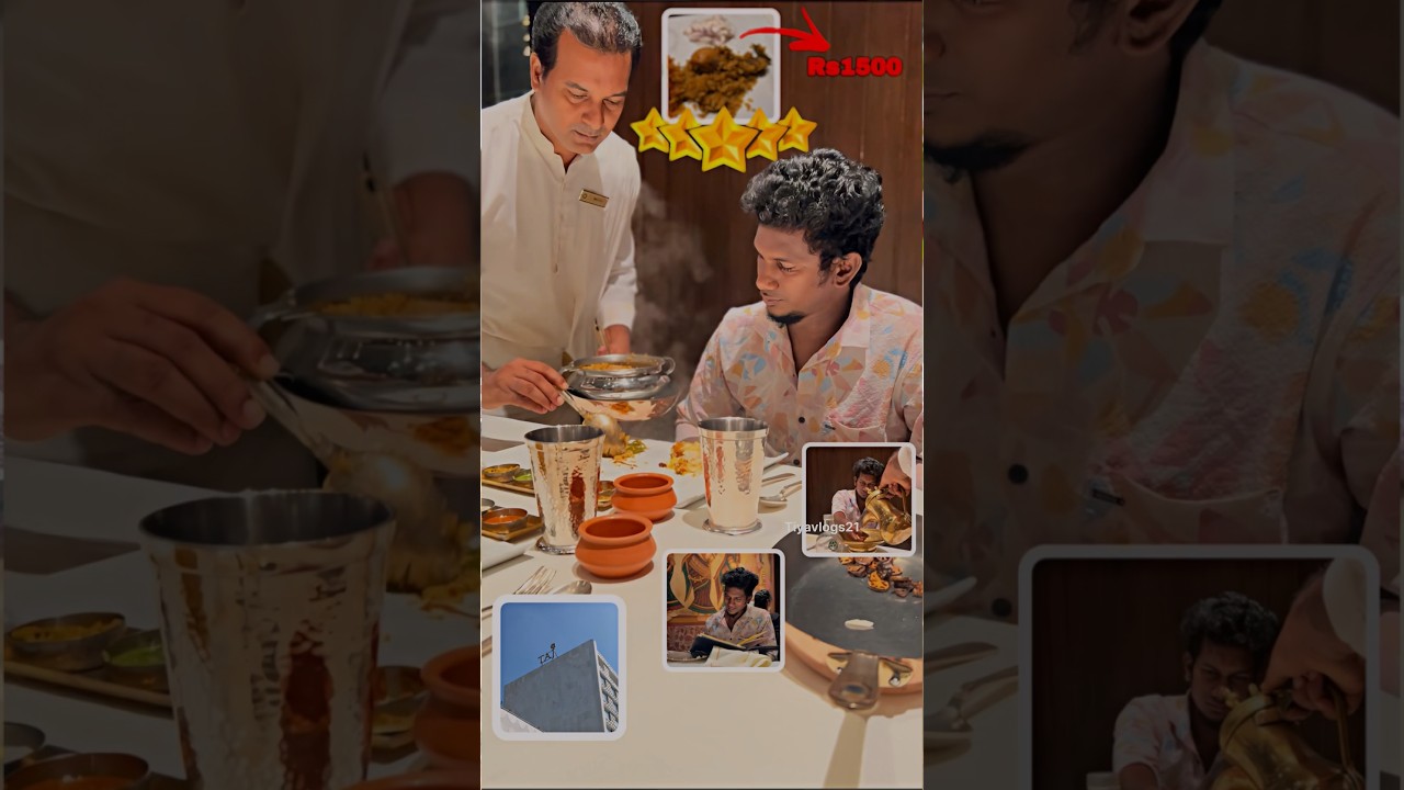 5⭐️ hotel la biriyani saptomaa⁉️😱#food#challenge#fivestarhotel#briyani#foodie#tiyavlogs21#shots