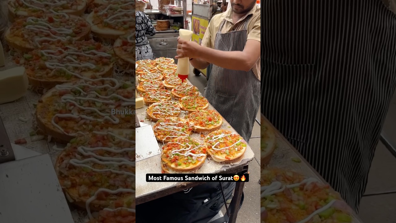 Most Famous Sandwich of Surat😍🔥|| Indian Street Food