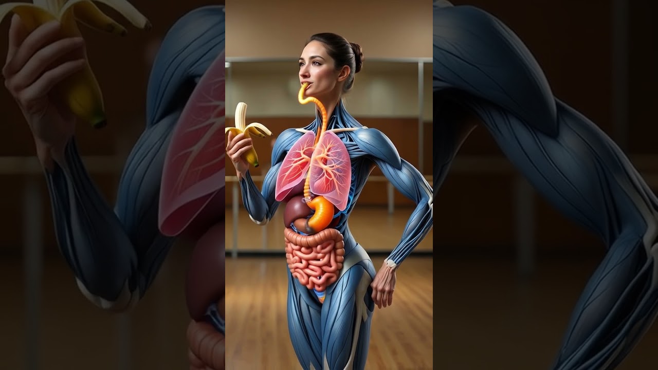 What Happens to a Banana Inside Your Body? | 3D Digestive System Animation