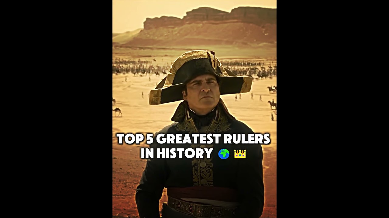 Top 5 Greatest Rulers in History 🌍👑  #shortsfeed #shorts #history