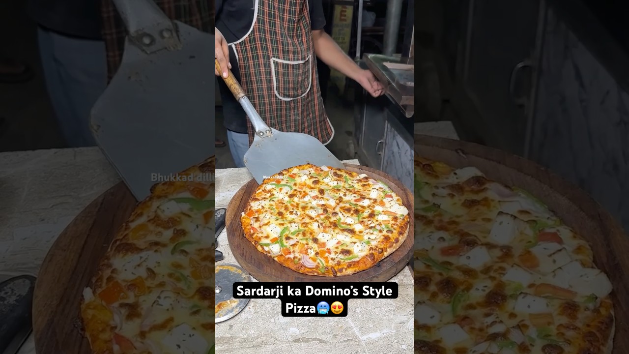 Sardarji ka Domino’s Style Pizza🥶😍|| Indian Street Food