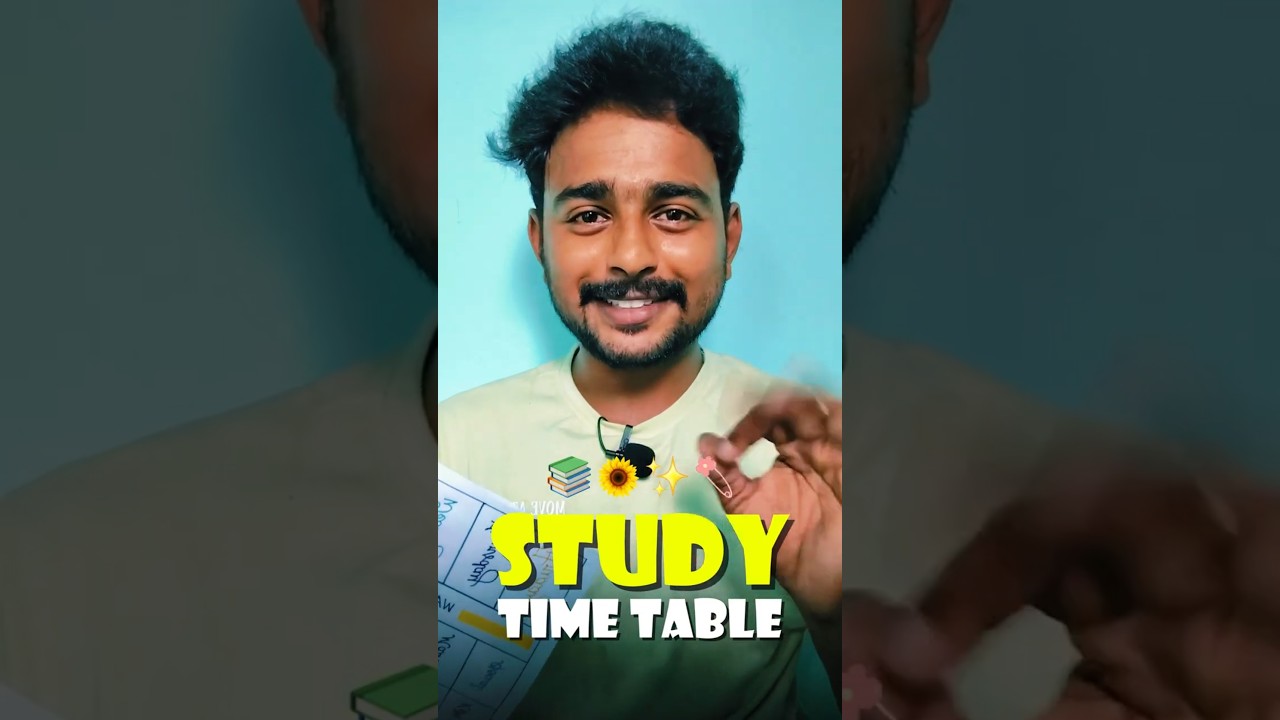 Best Time Table for Self Study | Time Table For Studies | Study Tips #studymotivation  #studywithme