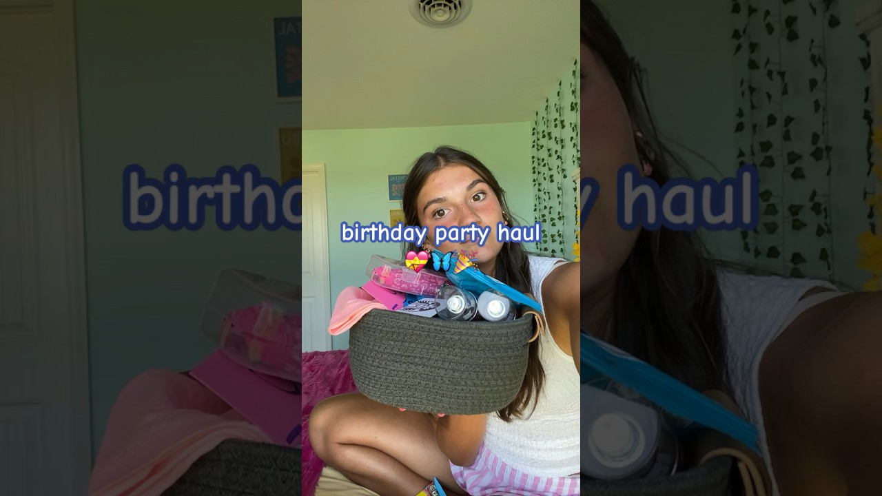 birthday haul 🎉💝 #haul #birthdaygift #fyp #shorts