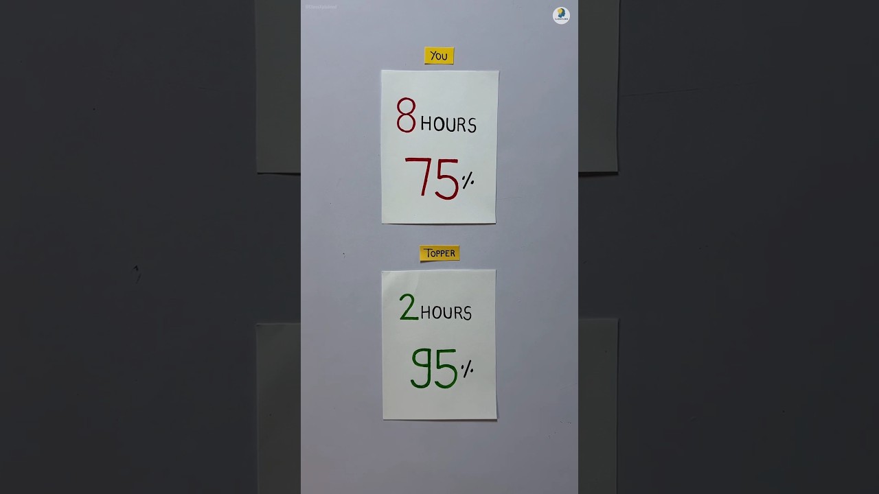 Topper Secrets to Score Highest Marks in Exams🔥Study Tips for Half Yearly Exams #studytips #exams