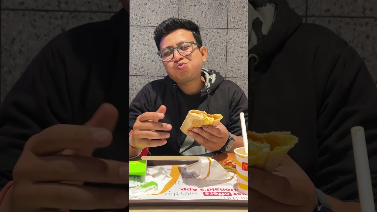 Mcd Burger & Wrap vs Zorko Burger & Wrap Battle🔥😍