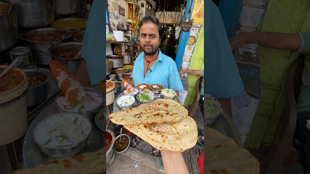 मात्र 100/-Rs में Super Deluxe Thali 😱🔥⭐️#shorts #india #food #youtubeshorts #trendingshorts