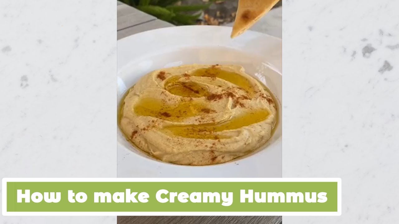 How to make Creamy Hummus | MyHealthyDish