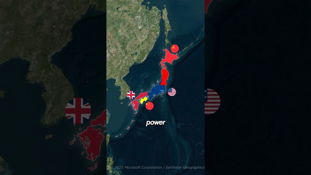 Why wasn’t japan split into 4 parts like germany #worldwar2 #history