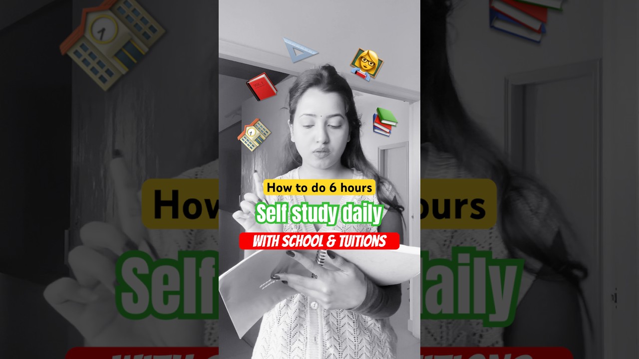 HOW TO MANAGE 10+ SELF HOURS STUDY WITH SCHOOL AND COACHING | Shubham Pathak #studyhacks #routine