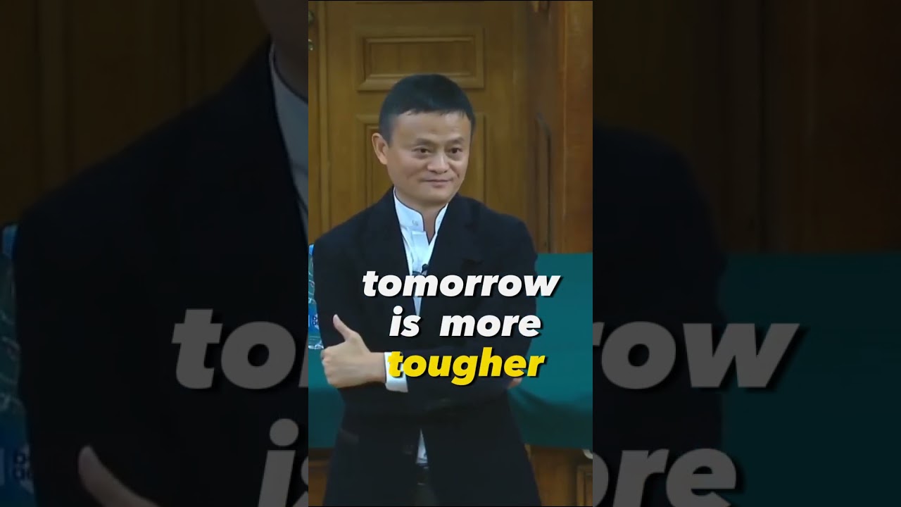 “Today is Tough”: Jack Ma Motivation #jackma #ytshorts