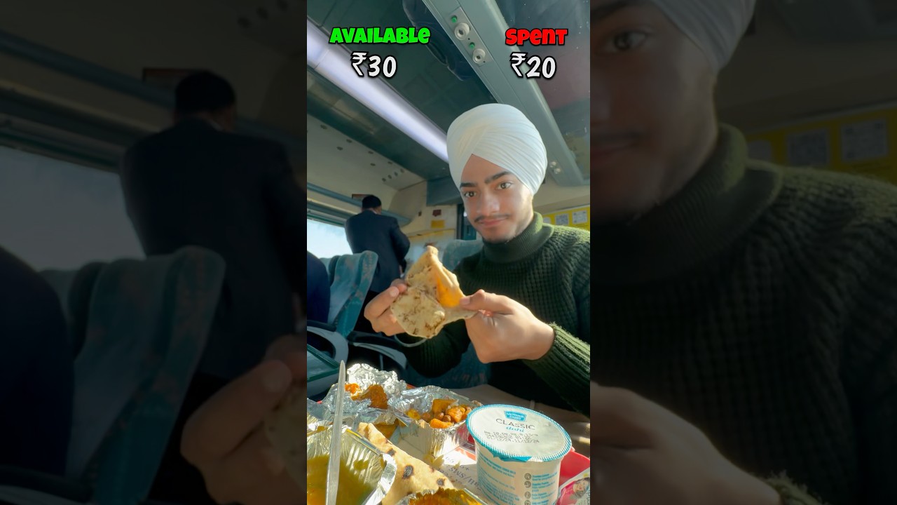 Living on ₹50 in train & on station 😱 | street food @Param_aedy #shorts #shortsfeed
